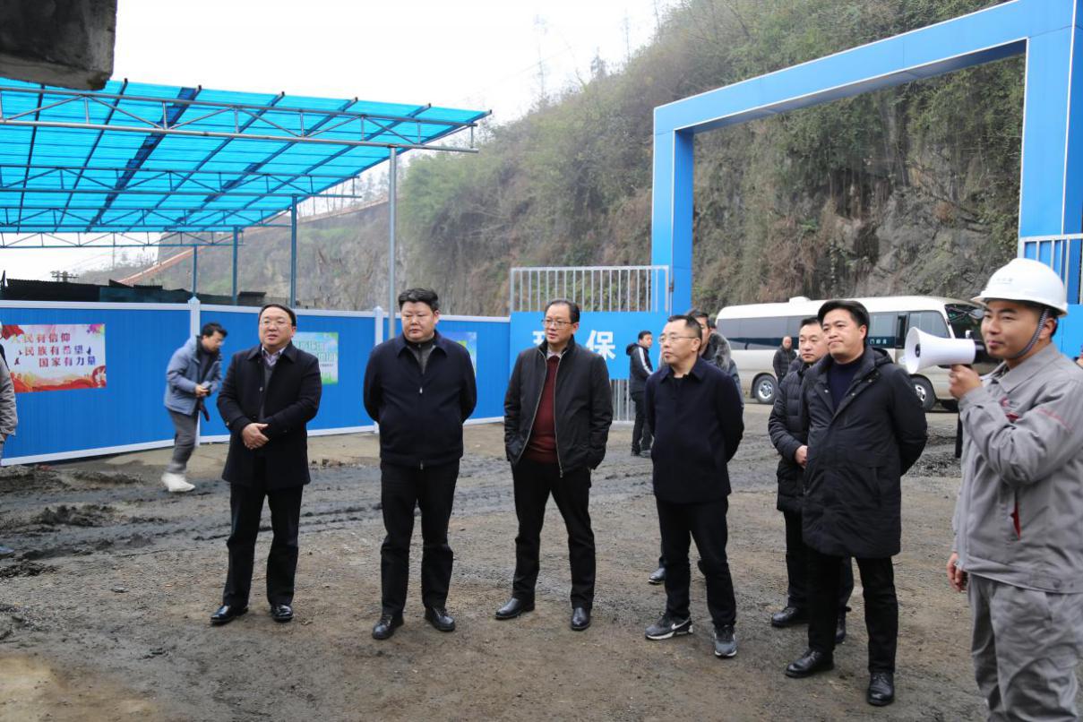 县委书记向业顺县长马文森带队调研督办环保督察问题整改落实情况
